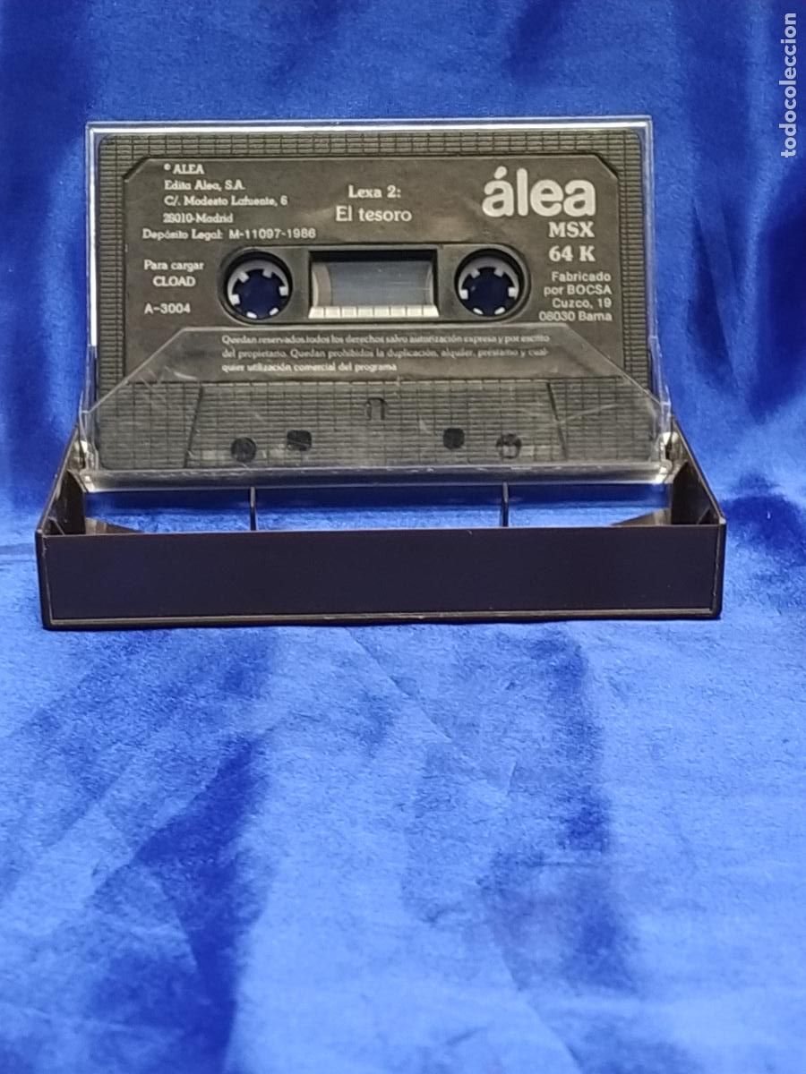 Videojuegos y consolas: lexa 2 el tesoro msx videojuego casete - Foto 3