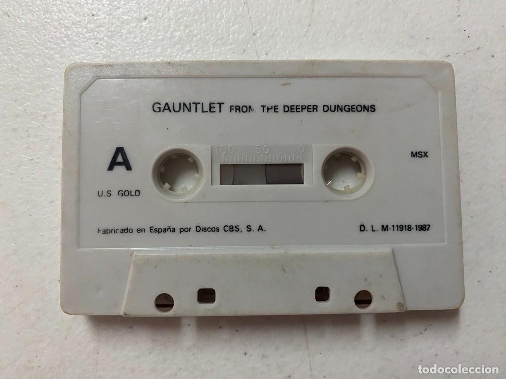 Videojuegos y consolas: GAUNTLET - S&Oacute;LO CINTA - VIDEOJUEGO MSX - Foto 1