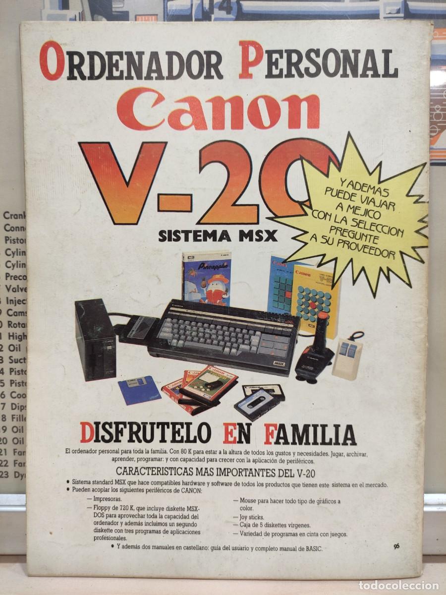 Videojuegos y consolas: Revista MSX magazine n 8 - Foto 2