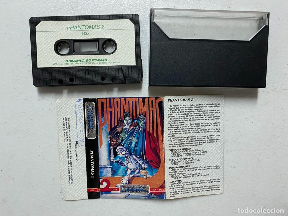 Videojuegos y consolas: PHANTOMAS 2 de DINAMIC - VIDEOJUEGO MSX - Foto 2