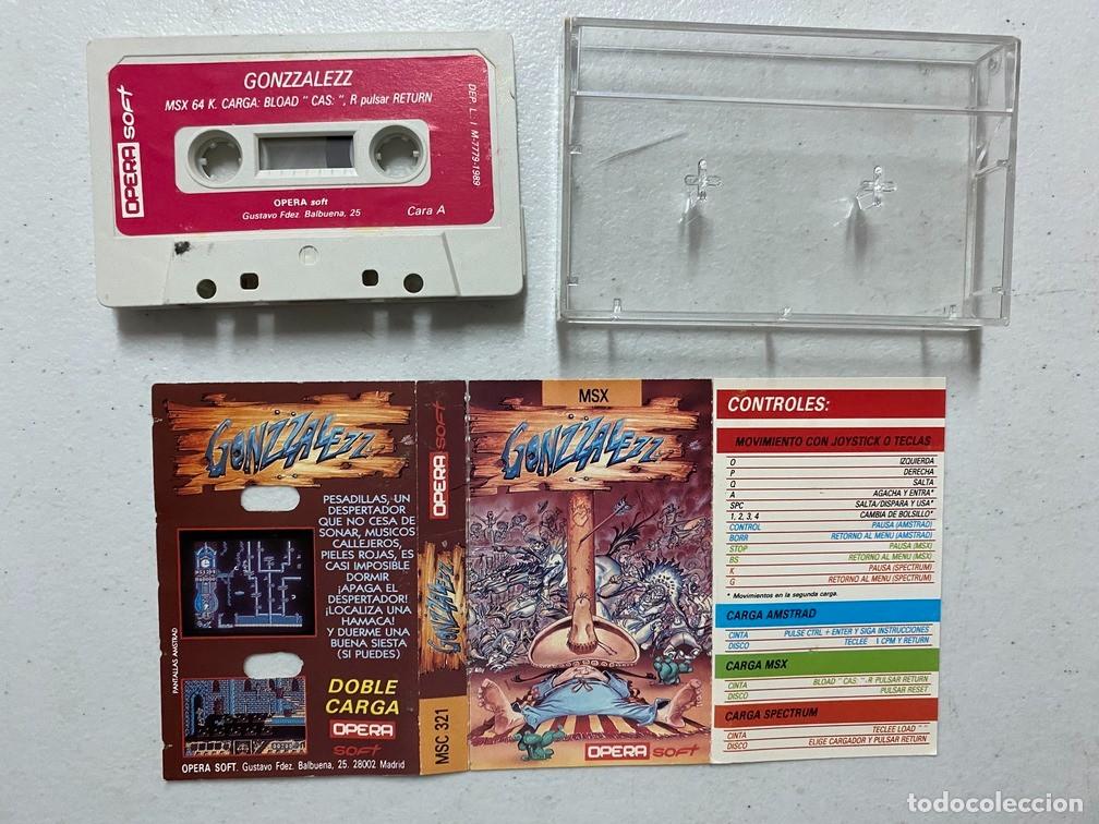 Videojuegos y consolas: GONZZALEZZ de OPERA SOFT - VIDEOJUEGO MSX - Foto 3