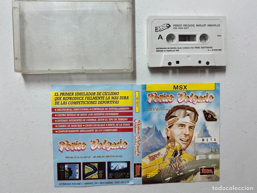Videojuegos y consolas: PERICO DELGADO de TOPO SOFT - VIDEOJUEGO MSX - Foto 3