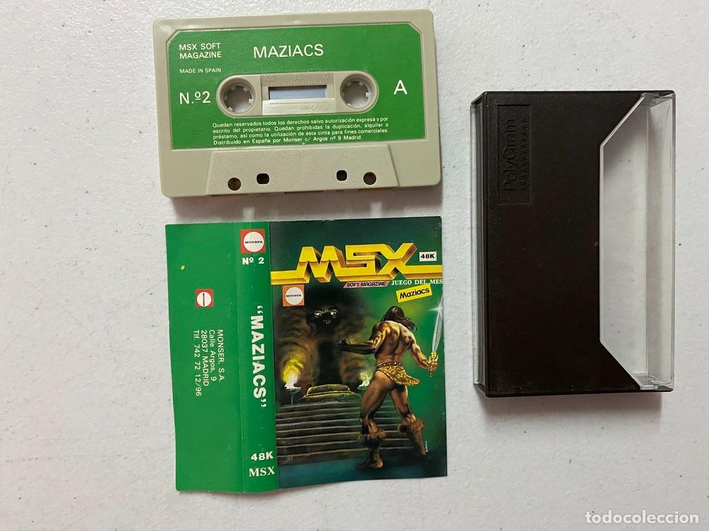 Videojuegos y consolas: MAZIACS - VIDEOJUEGO MSX - Foto 2