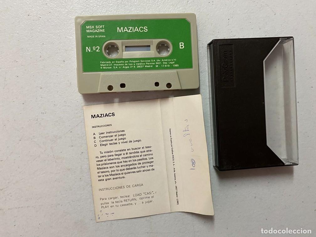 Videojuegos y consolas: MAZIACS - VIDEOJUEGO MSX - Foto 3