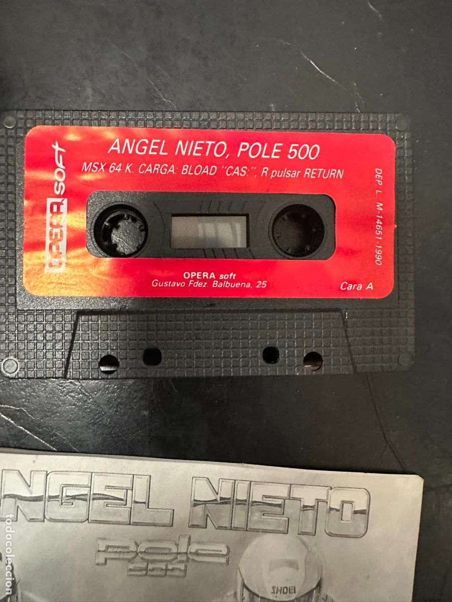 Videojuegos y consolas: MSX ANGEL NIETO POLE 500 MSX - Foto 2