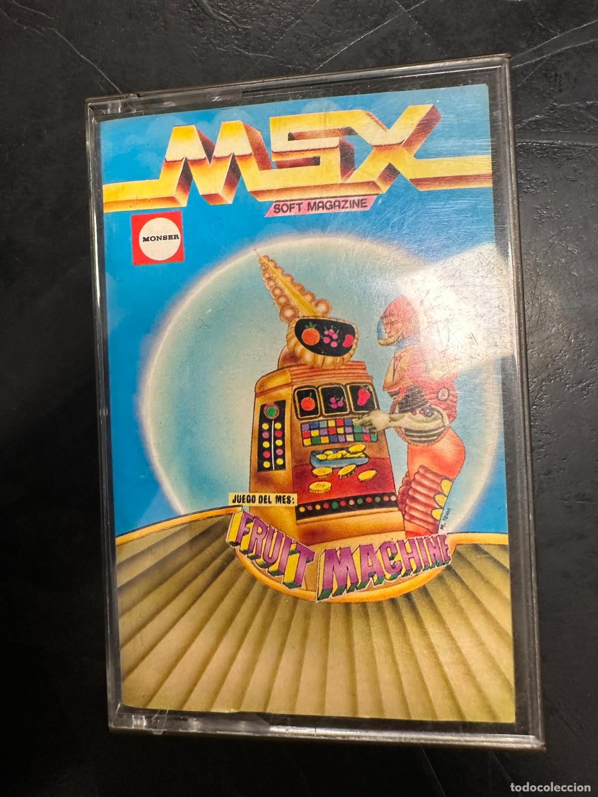 Videojuegos y consolas: JUEGO CINTA MSX FRUIT MACHINE SOFT MAGAZINE - Foto 1