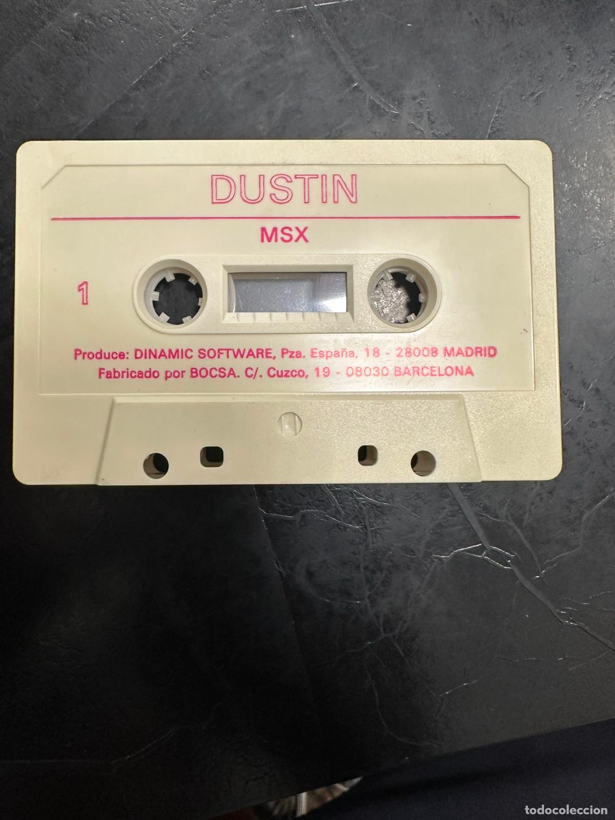 Videojuegos y consolas: Juego msx cinta cassette dustin - Foto 2