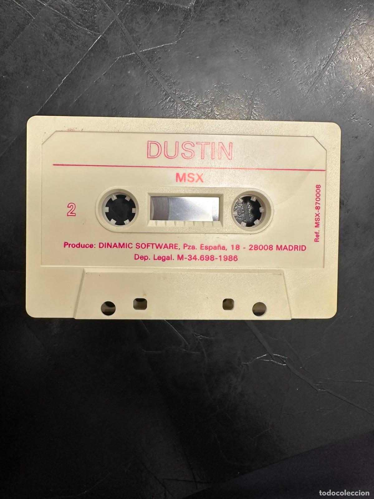 Videojuegos y consolas: Juego msx cinta cassette dustin - Foto 3
