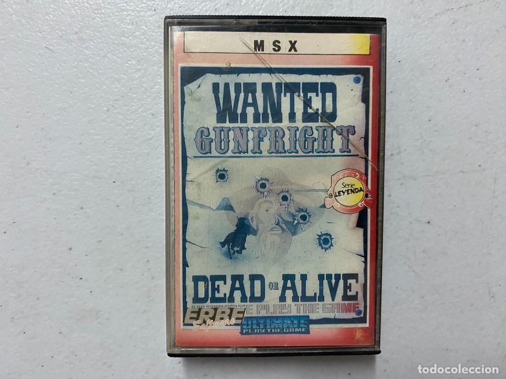 Videojuegos y consolas: GUNFRIGHT - VIDEOJUEGO MSX - Foto 1