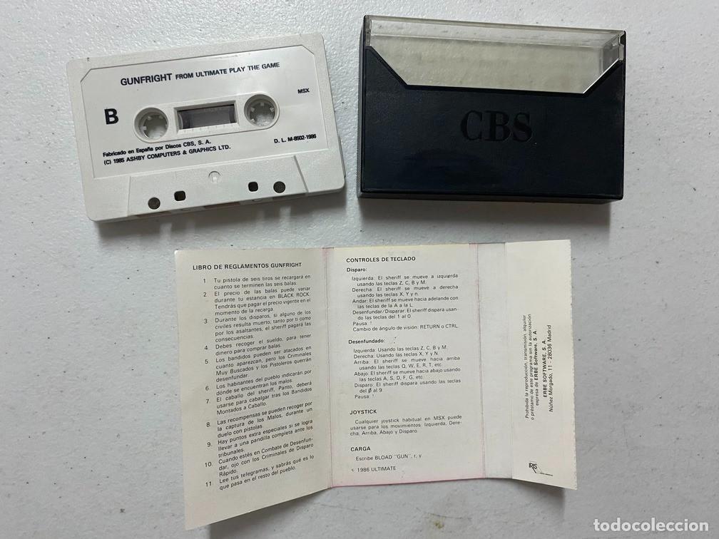 Videojuegos y consolas: GUNFRIGHT - VIDEOJUEGO MSX - Foto 3