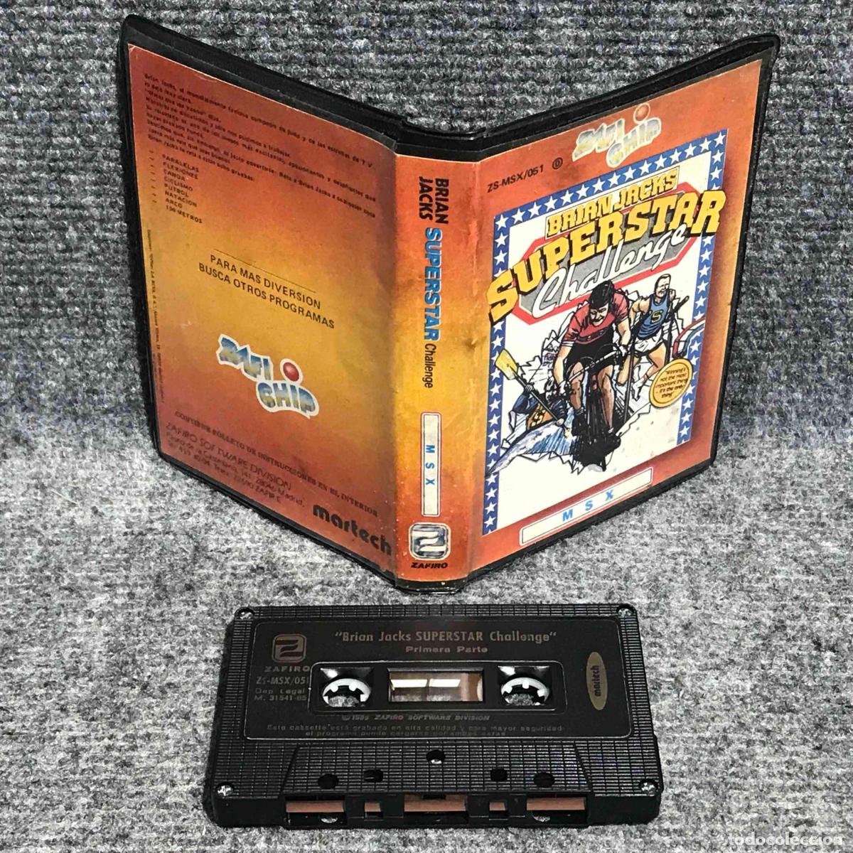 Videojuegos y consolas: BRIAN JACKS SUPERSTAR CHALLENGE MSX - Foto 1