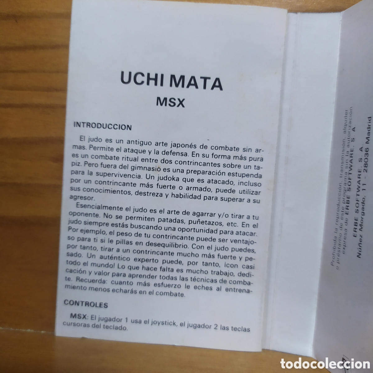 Videojuegos y consolas: Antiguo Juego MSX UCHI MATA - Foto 3