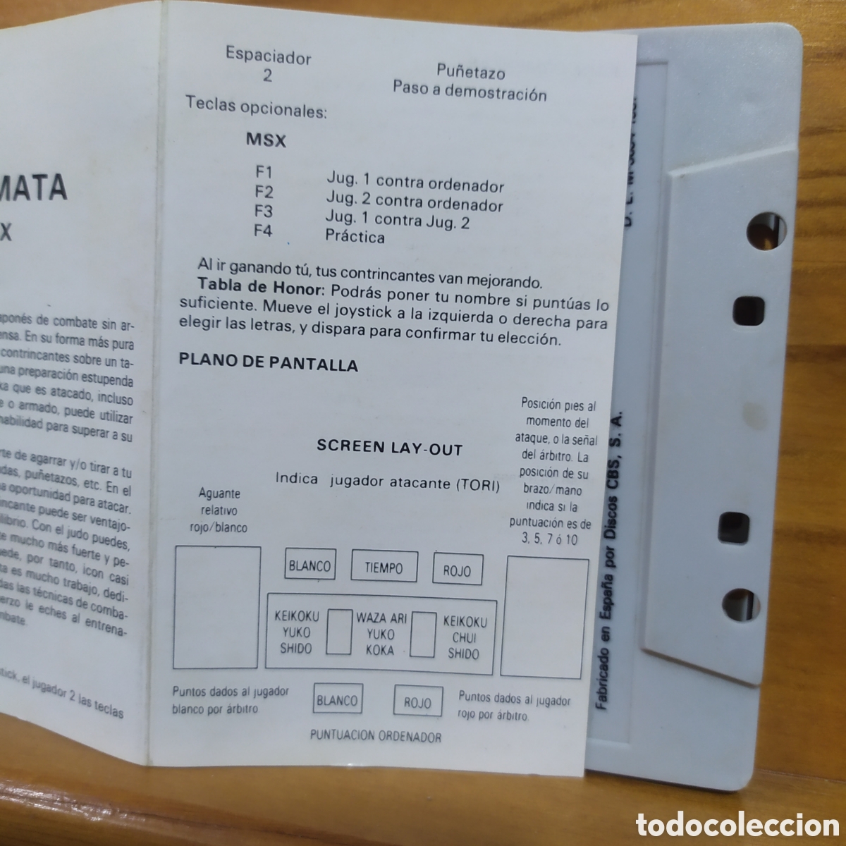 Videojuegos y consolas: Antiguo Juego MSX UCHI MATA - Foto 4