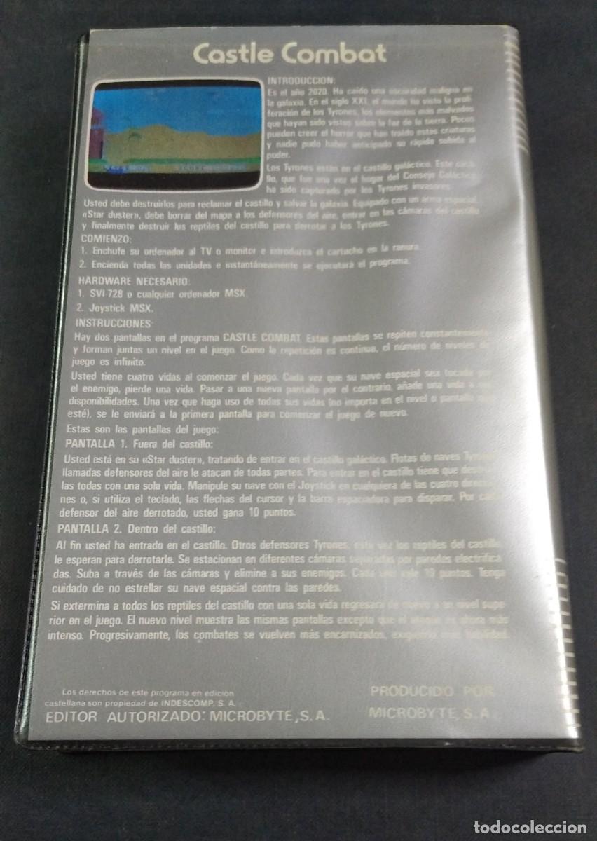 Videojuegos y consolas: Castle Combate - Msx - cartucho rom. - Foto 2