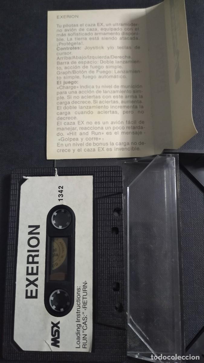 Videojuegos y consolas: Exerion - System 4 - Msx. - Foto 3