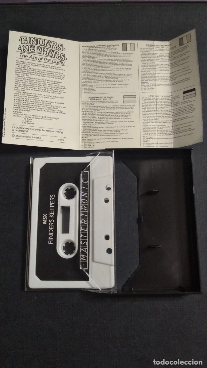 Videojuegos y consolas: Finders keepers - Mastertronic - MSX. - Foto 3