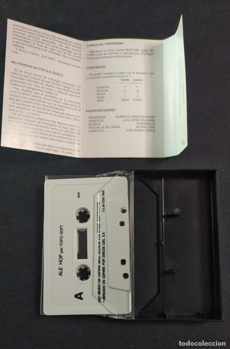 Videojuegos y consolas: Ale hop - Topo soft - MSX. - Foto 3
