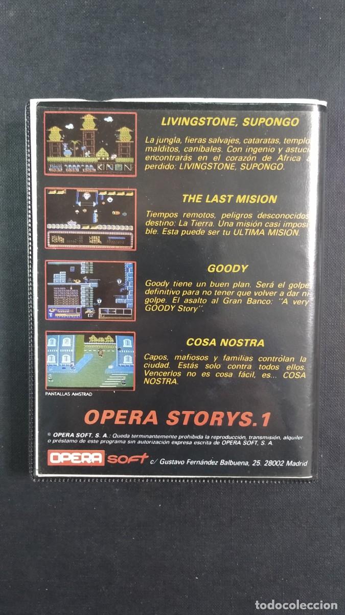 Videojuegos y consolas: Opera storys 1 - MSX. - Foto 2