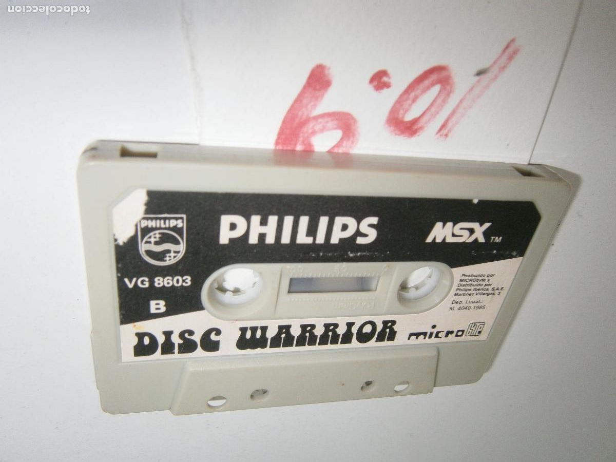 Videojuegos y consolas: ANTIGUO JUEGO MSX - DISK WARRIOR - Foto 1