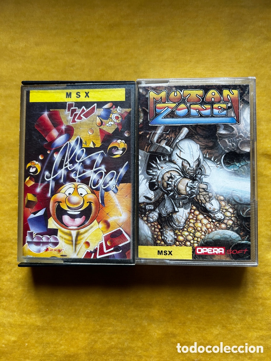 Videojuegos y consolas: Msx Mutan Zone + Ale Hop - Foto 1