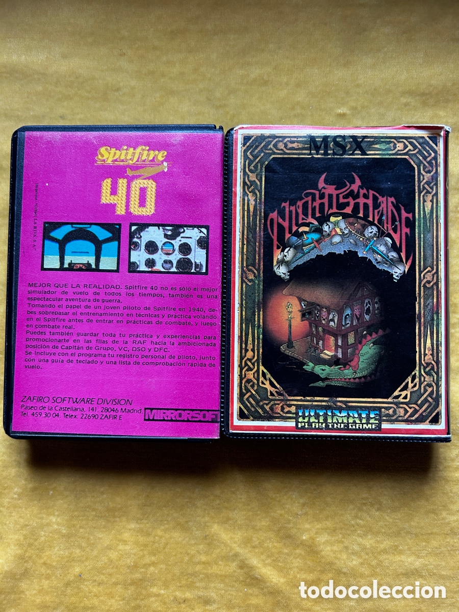 Videojuegos y consolas: Msx SpitFire 40 + NightShade - Foto 2