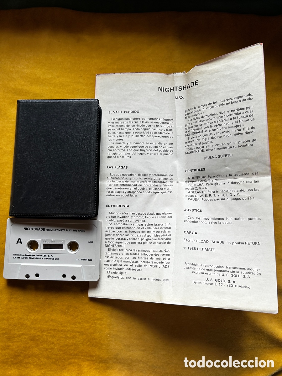 Videojuegos y consolas: Msx SpitFire 40 + NightShade - Foto 5