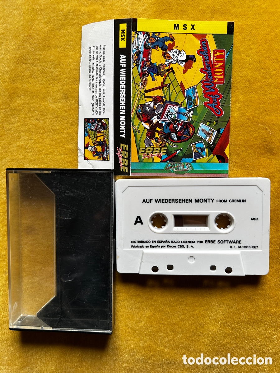 Videojuegos y consolas: Pack Msx Habilit + Auf W. Monty - Foto 5