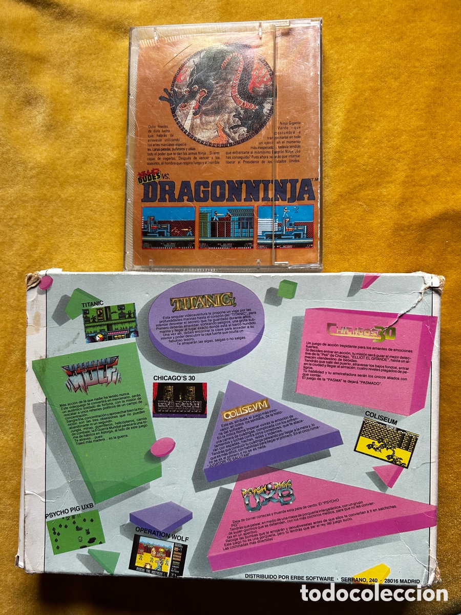 Videojuegos y consolas: Pack Erbe 88 + DragonNinja Msx - Foto 2