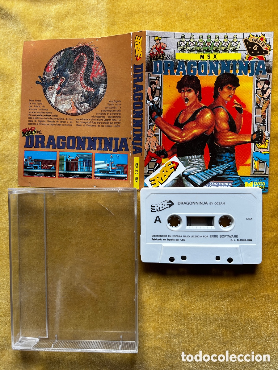 Videojuegos y consolas: Pack Erbe 88 + DragonNinja Msx - Foto 3