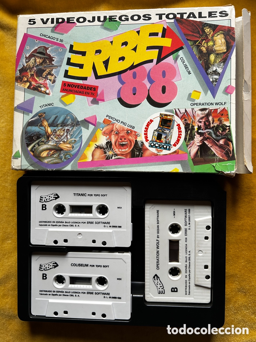Videojuegos y consolas: Pack Erbe 88 + DragonNinja Msx - Foto 4