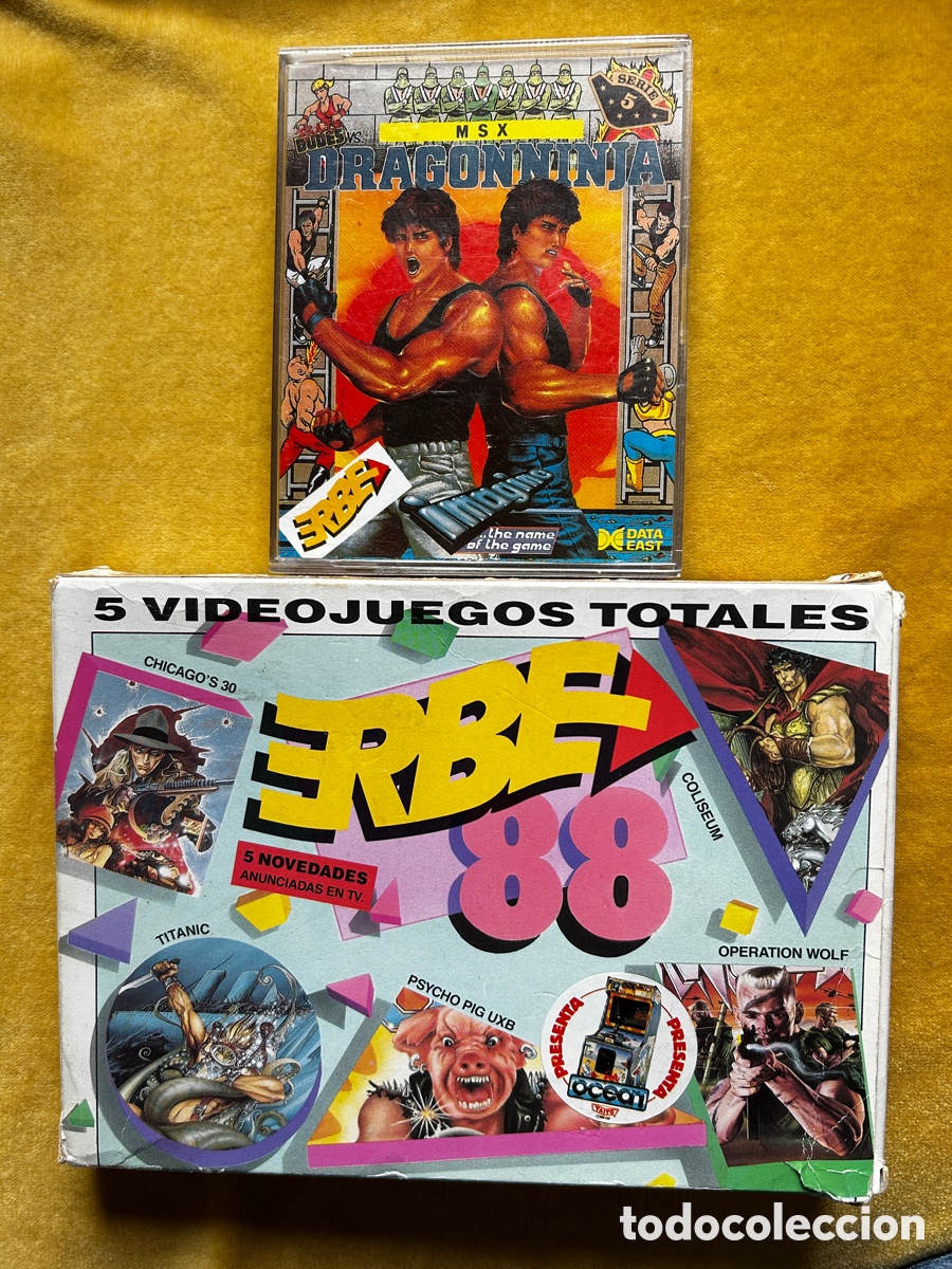 Videojuegos y consolas: Pack Erbe 88 + DragonNinja Msx - Foto 1