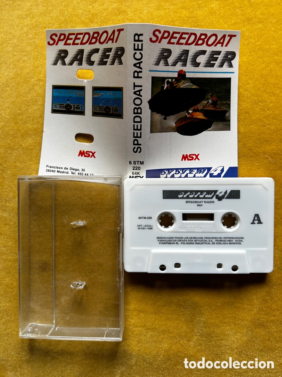 Videojuegos y consolas: Msx SpeedBoat Racer + Guttblaster - Foto 4