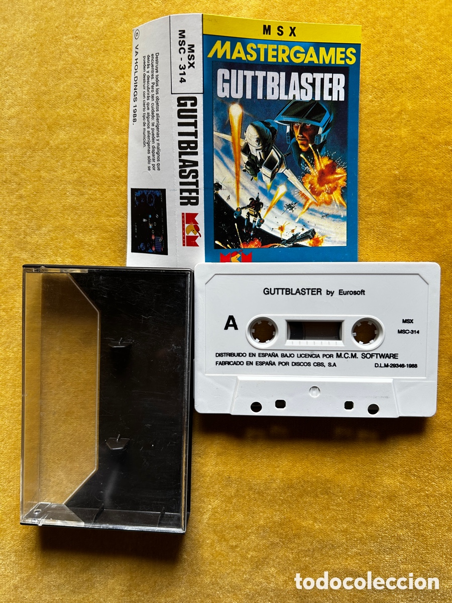 Videojuegos y consolas: Msx SpeedBoat Racer + Guttblaster - Foto 5