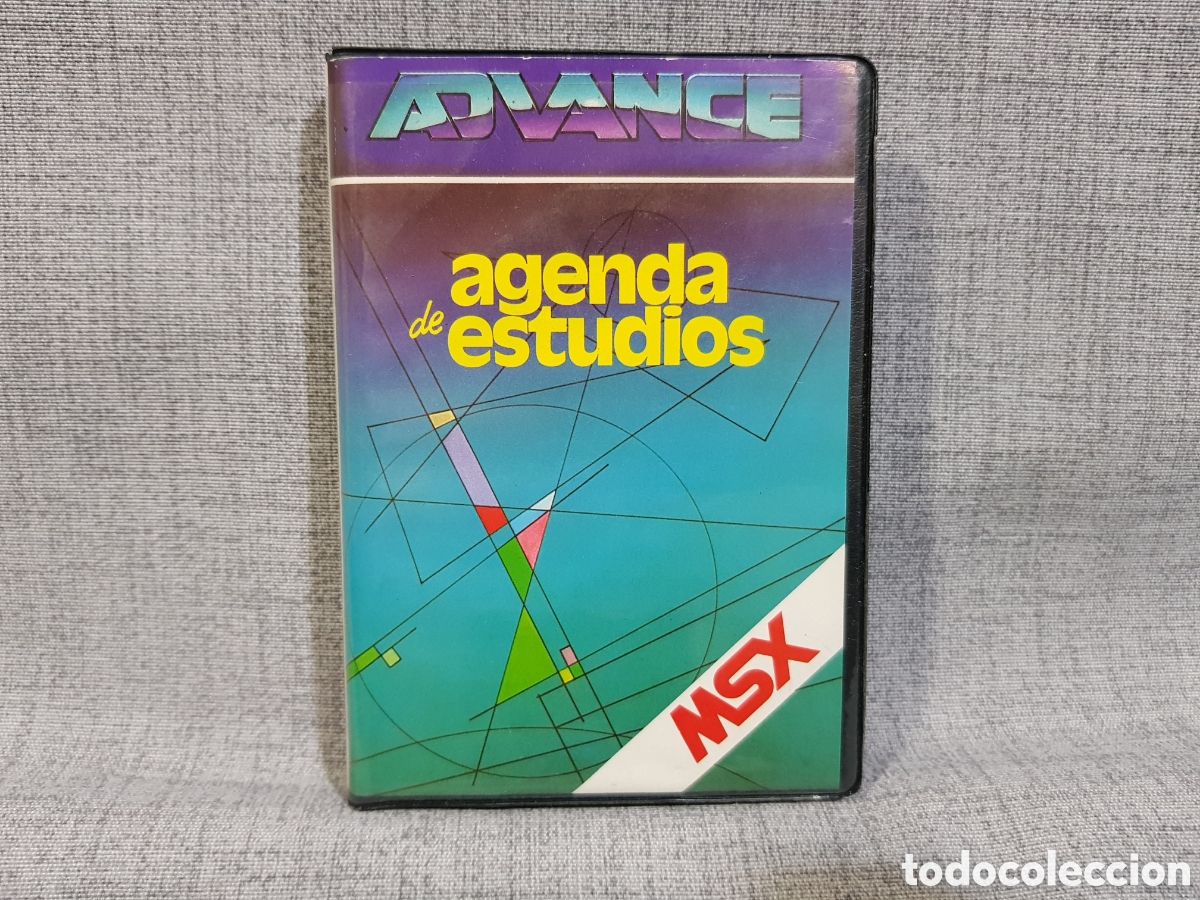 Videojuegos y consolas: MSX ADVANCE AGENDA DE ESTUDIOS ACESSA 1985 - Foto 1