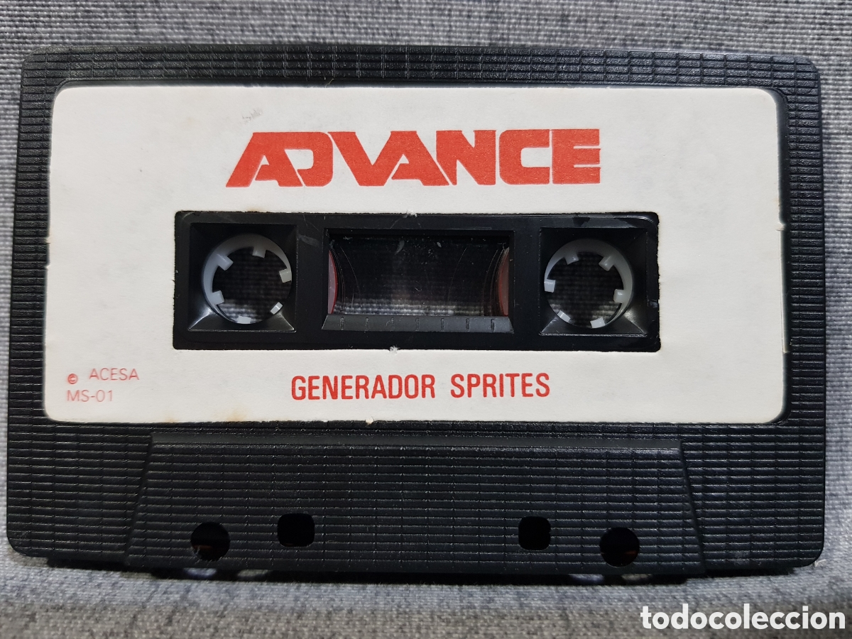 Videojuegos y consolas: MSX ADVANCE GENERADOR DE SPRITES ACESA 1984 - Foto 2