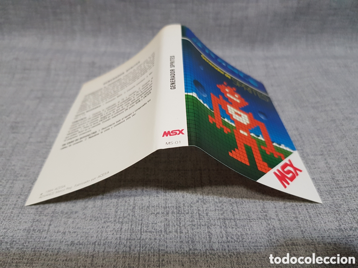 Videojuegos y consolas: MSX ADVANCE GENERADOR DE SPRITES ACESA 1984 - Foto 10