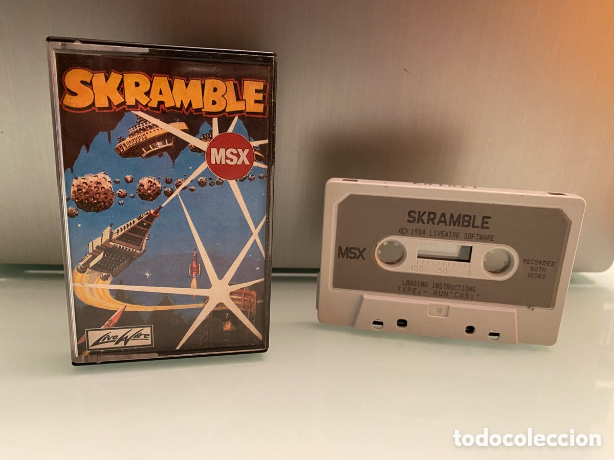 Videojuegos y consolas: MSX - Skramble (Livewire UK) / Live wire - Foto 1