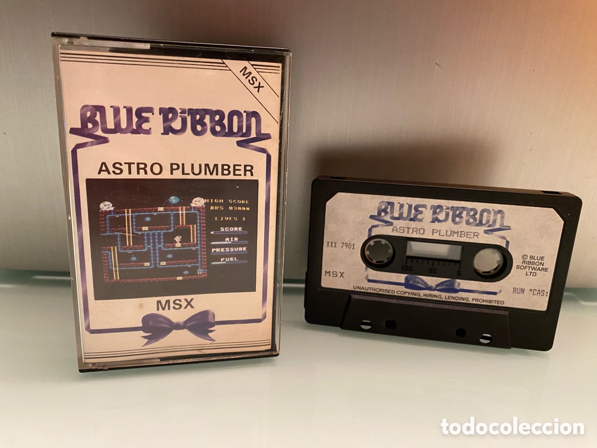 Videojuegos y consolas: MSX - Astro plumber [Edici&oacute;n UK [Blue Ribbon Software] - Foto 1