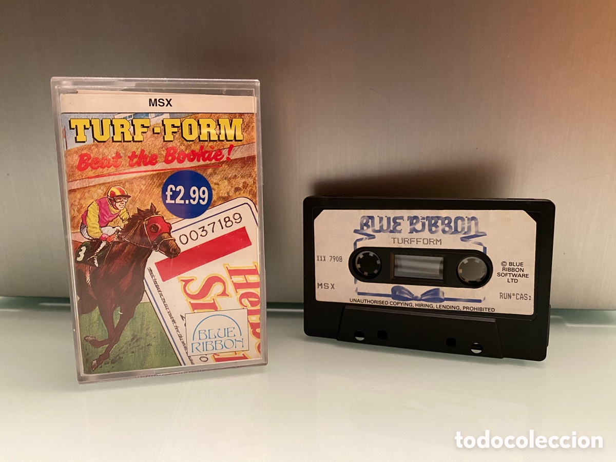 Videojuegos y consolas: MSX - Turf-Form [Edici&oacute;n UK [Blue Ribbon Software] - Foto 1