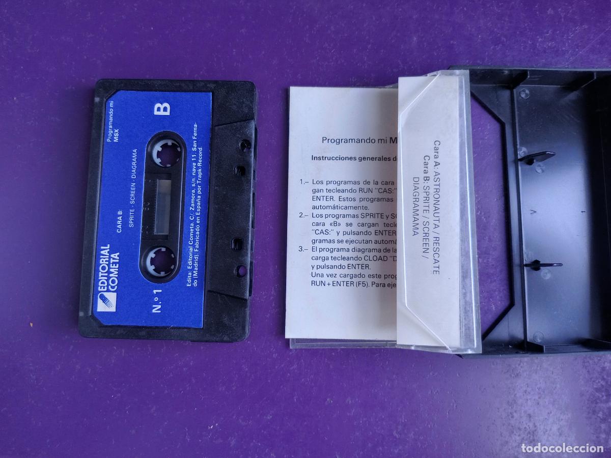 Videojuegos y consolas: PROGRAMANDO MI MSX - VIDEOJUEGO VINTAGE - CASETE - EDITORIAL COMETA - Foto 3