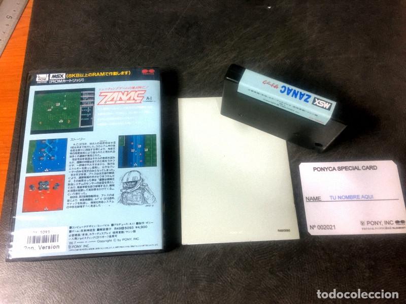 Videojuegos y consolas: MSX - Zanac MSX (2nd. Version- Takeru) (Custom Rom Versiom) - Foto 2