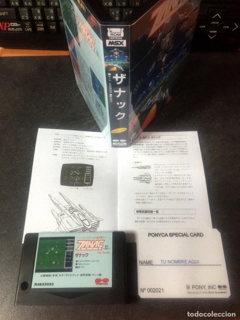 Videojuegos y consolas: MSX - Zanac MSX (2nd. Version- Takeru) (Custom Rom Versiom) - Foto 3