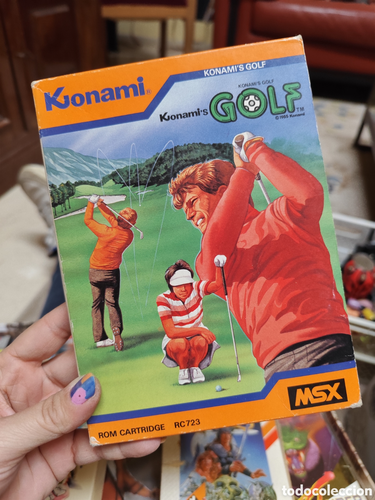 Videojuegos y consolas: Juego MSX Konami Golf - Foto 1