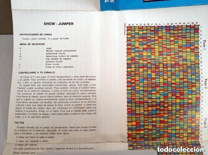 Videojuegos y consolas: Harvey Smith Showjumper juego MSX - Foto 6