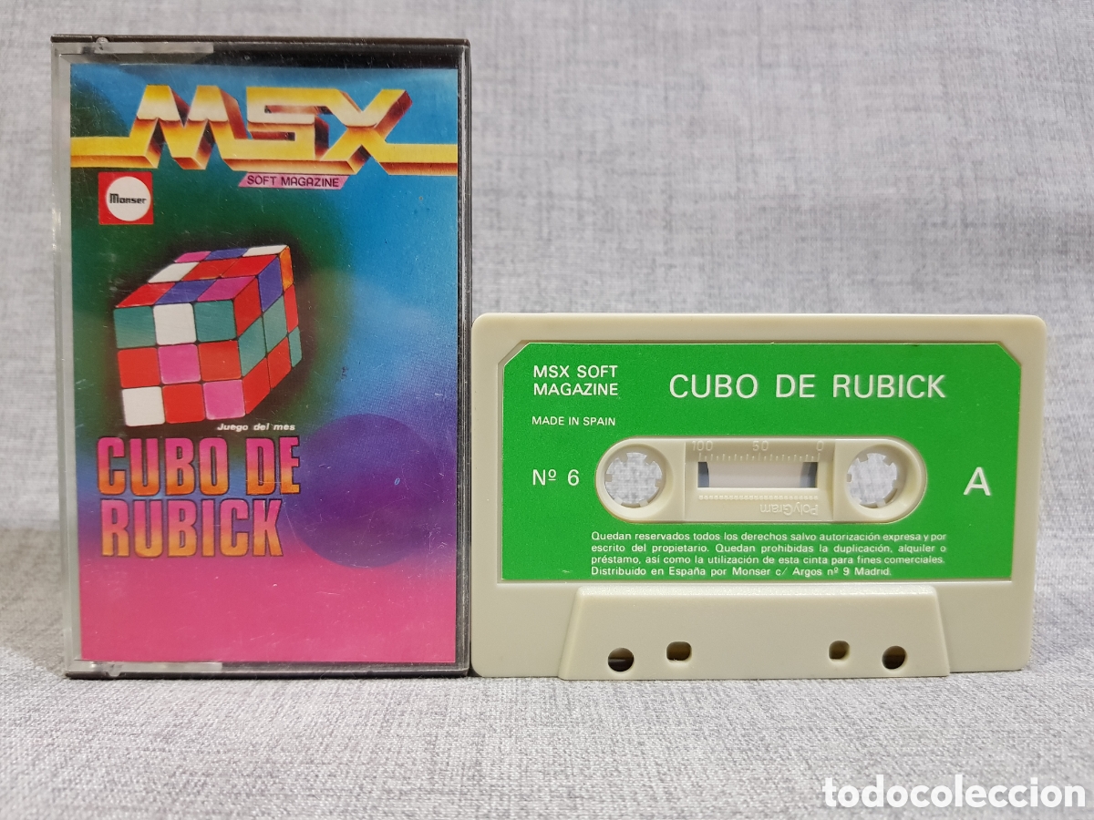 Videojuegos y consolas: MSX SOFT MAGAZINE N⁰6 CUBO DE RUBICK POLYGRAM 1985 - Foto 2