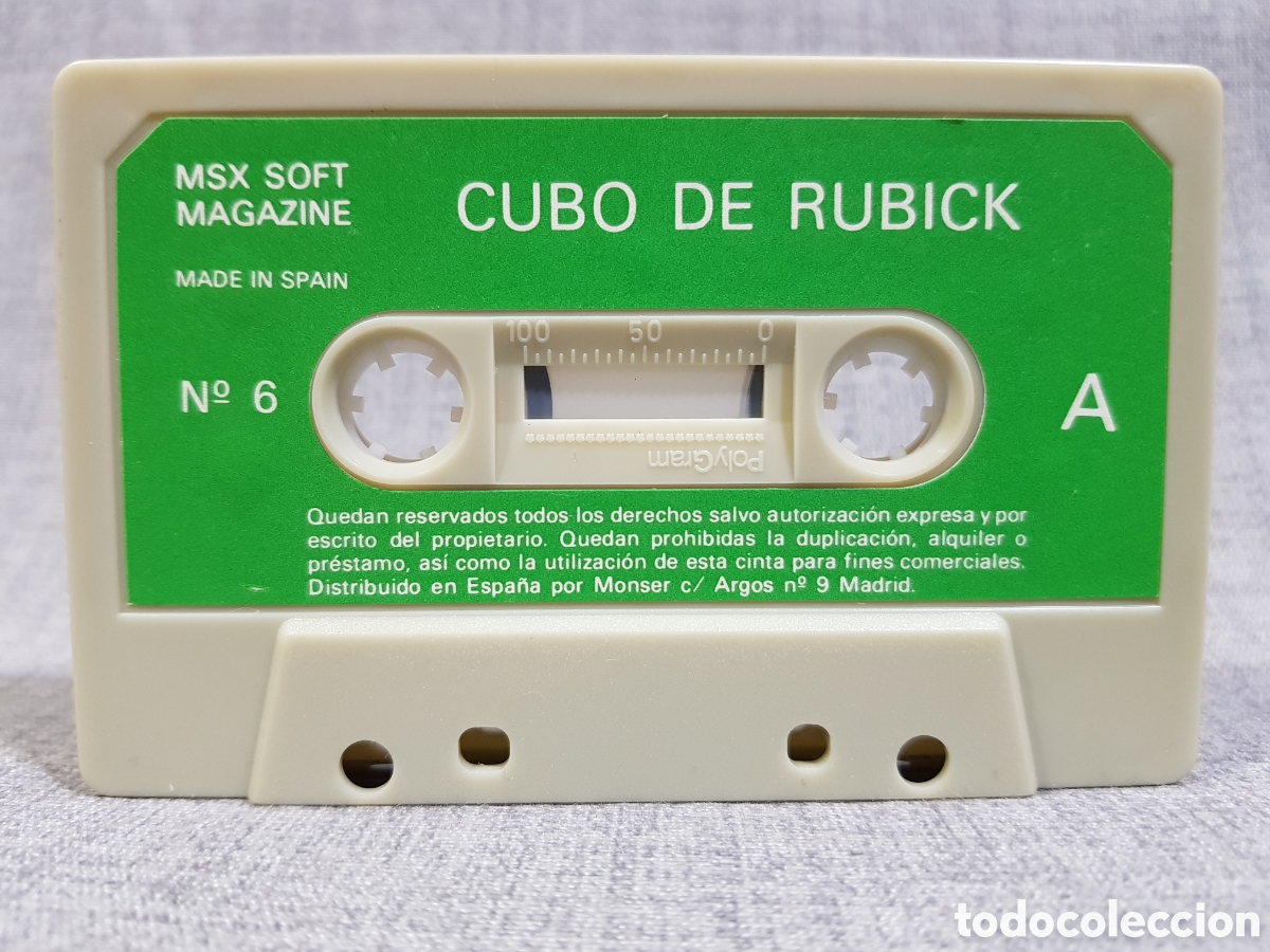 Videojuegos y consolas: MSX SOFT MAGAZINE N⁰6 CUBO DE RUBICK POLYGRAM 1985 - Foto 3