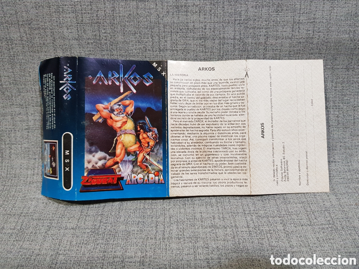 Videojuegos y consolas: MSX ARKOS ZIGURAT ERBE 1988 - Foto 9