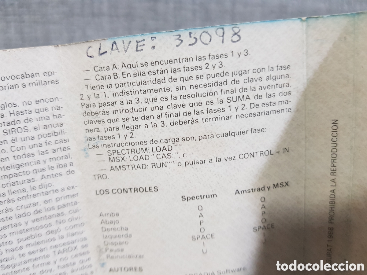 Videojuegos y consolas: MSX ARKOS ZIGURAT ERBE 1988 - Foto 11