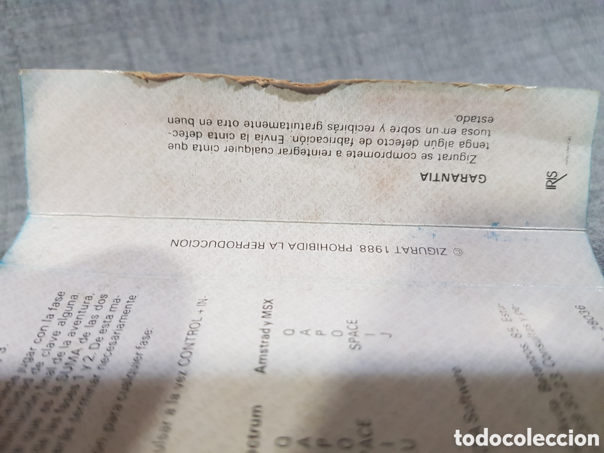 Videojuegos y consolas: MSX ARKOS ZIGURAT ERBE 1988 - Foto 12