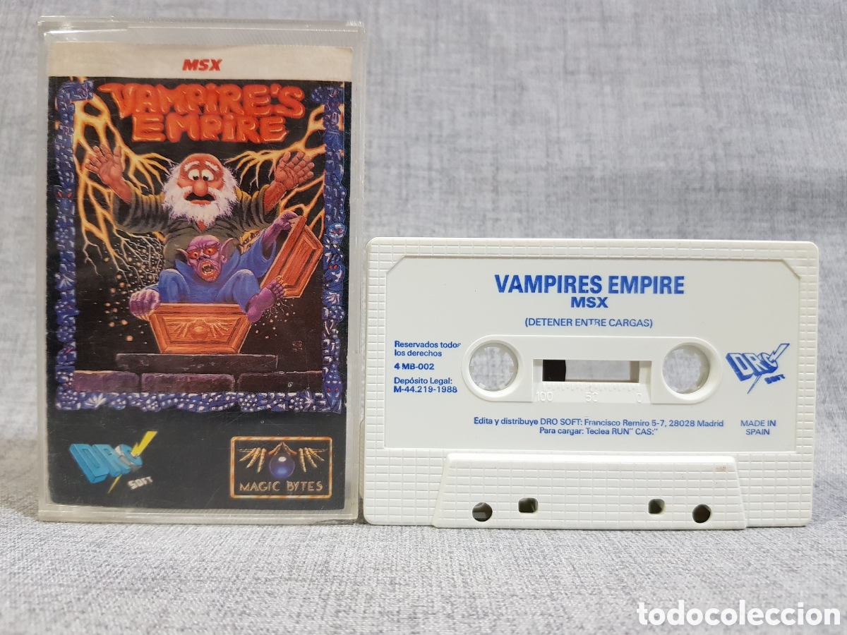 Videojuegos y consolas: MSX VAMPIRES EMPIRE DRO SOFT 1988 - Foto 2
